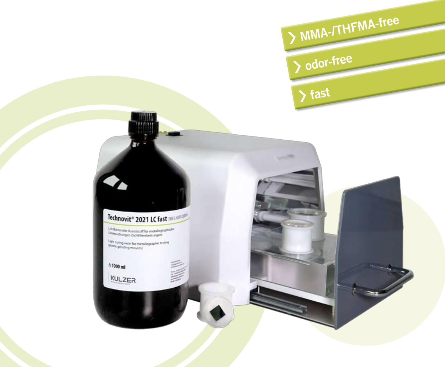 Technovit® 2021 LC FAST – Fast, Crystal-Clear Light-Curing Resin for Transparent Embedding